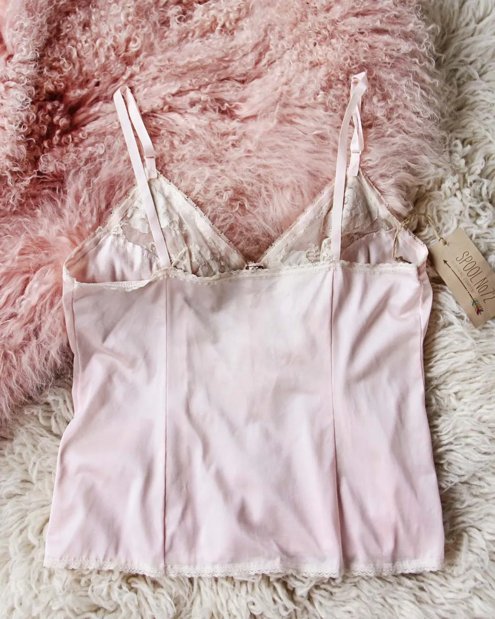 Vintage Pink Lace Cami