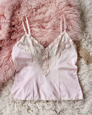 Vintage Pink Lace Cami