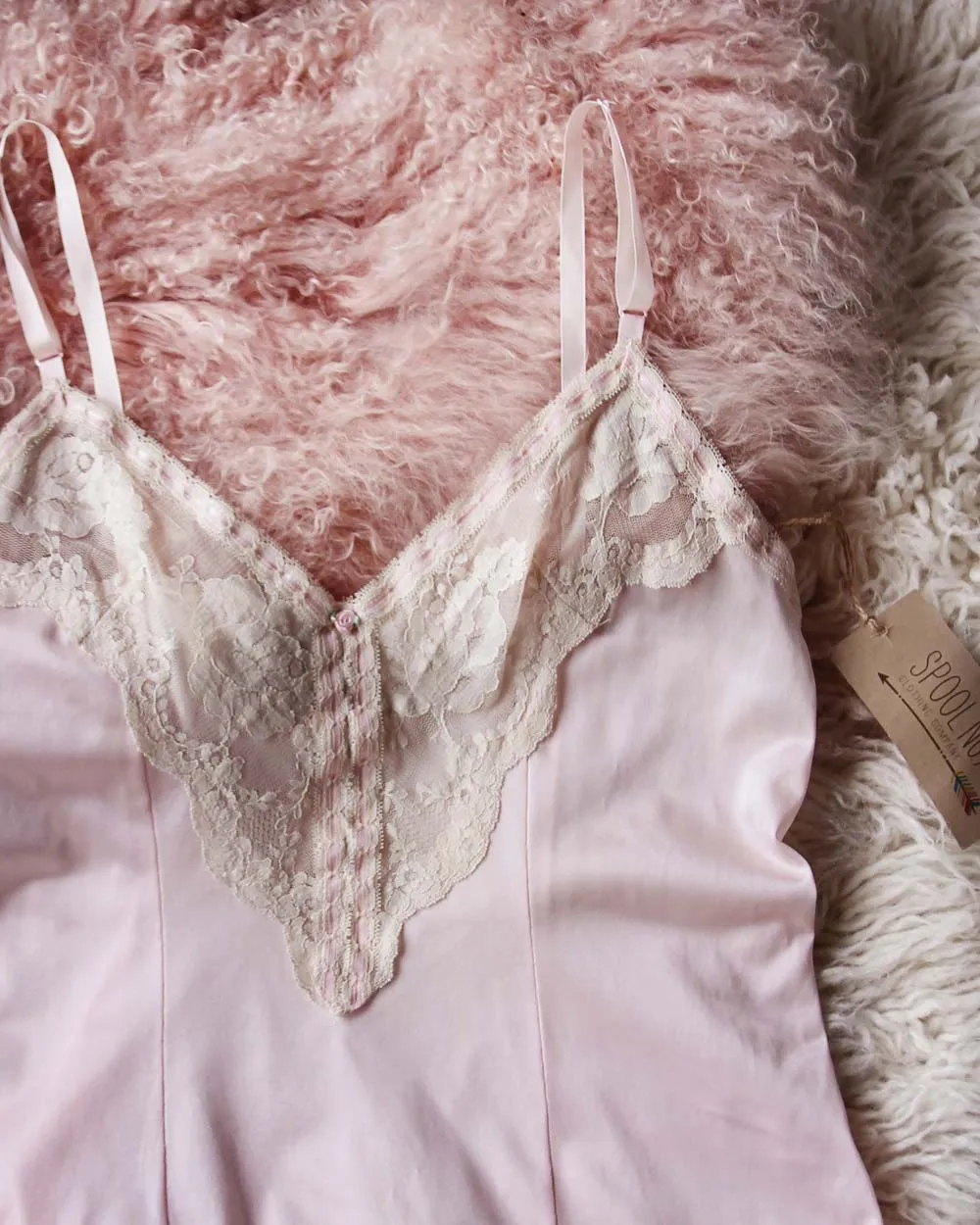 Vintage Pink Lace Cami