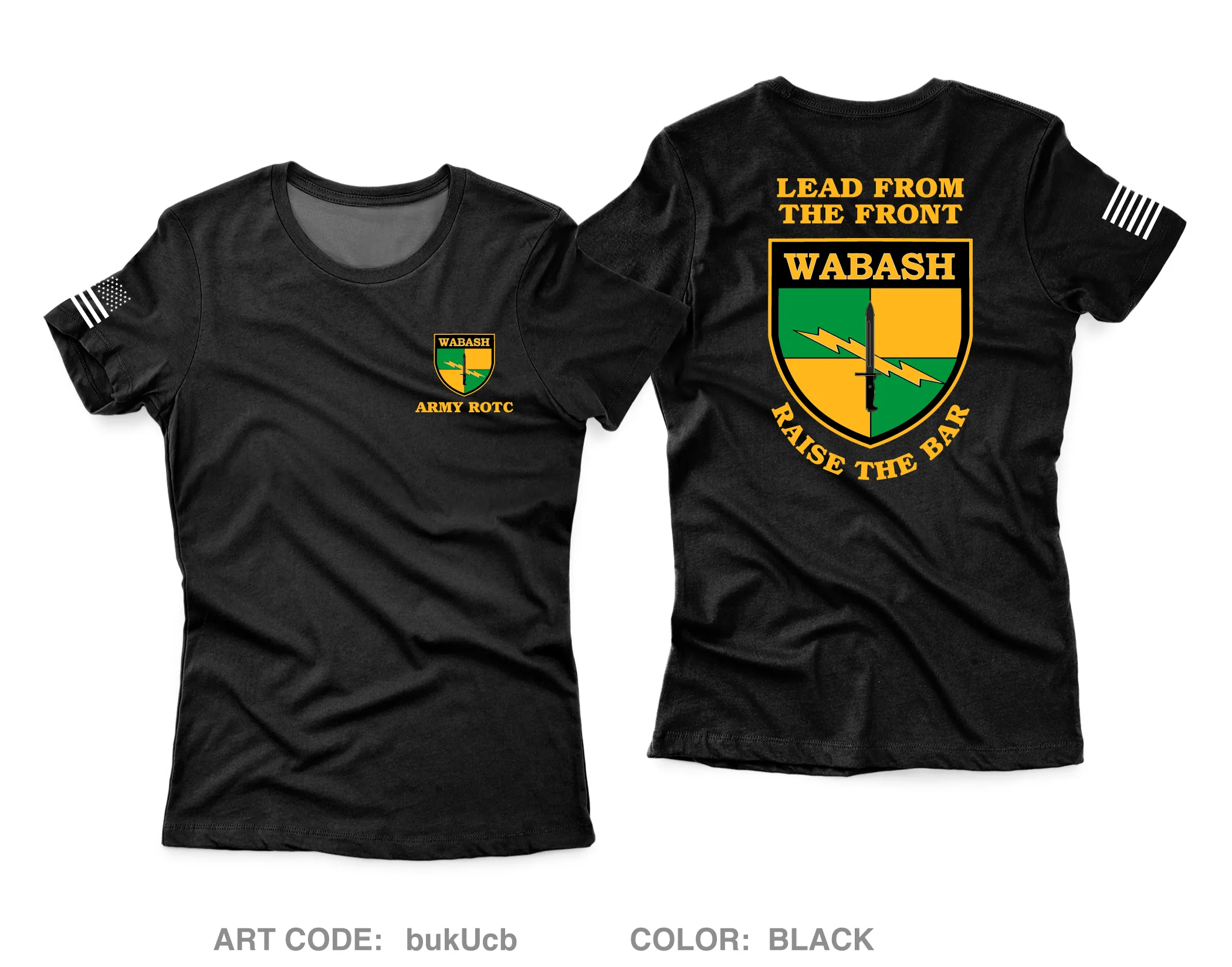 Wabash Battalion, Rose Hulman & USI Army ROTC Core Women's SS Performance Tee - bukUcb