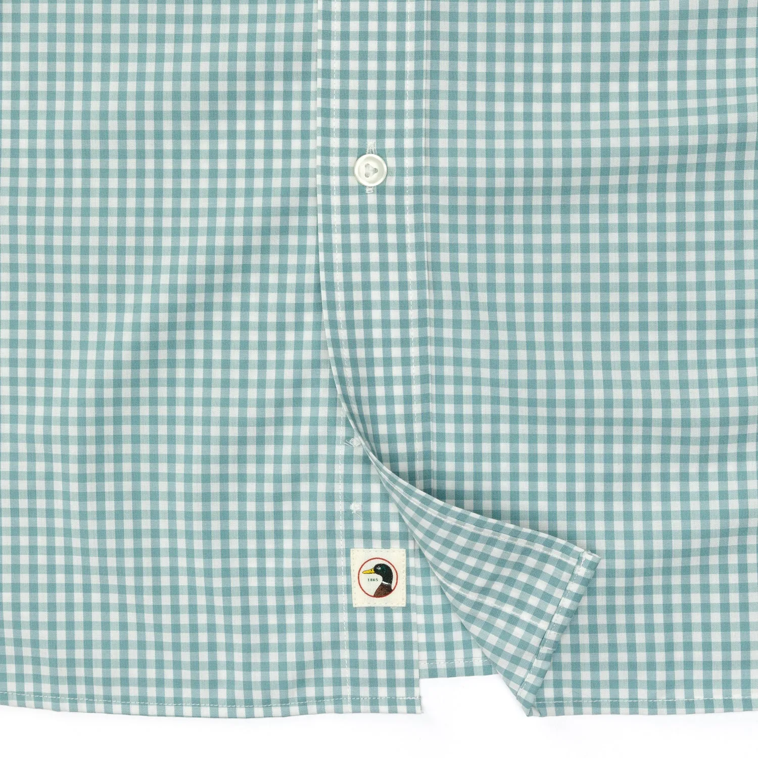 Walton Gingham Performance Poplin Sport Shirt - Flint Blue