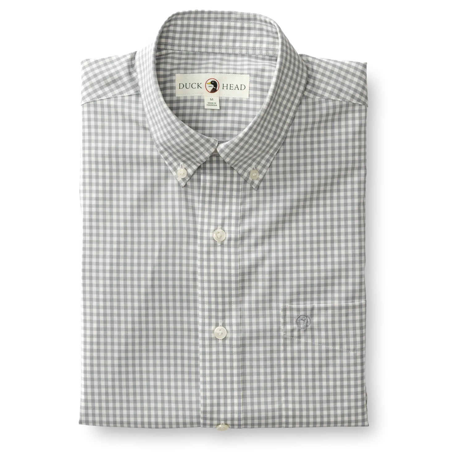 Walton Gingham Performance Poplin Sport Shirt - Ultimate Grey