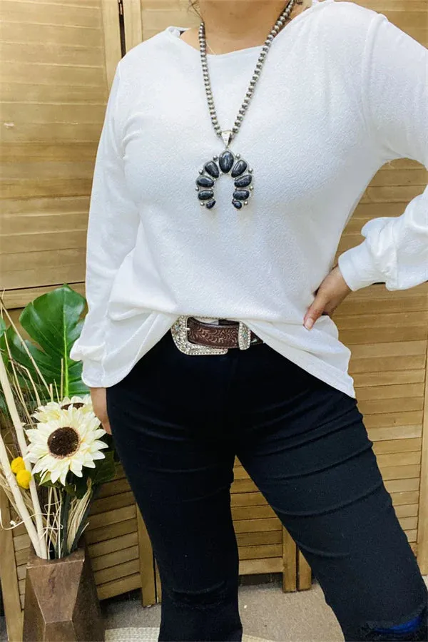 White long sleeve - winter material