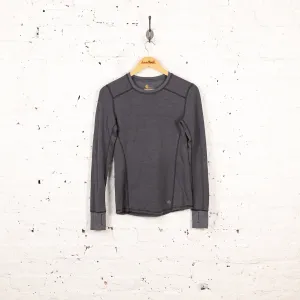 Womens Carhartt Long Sleeve T Shirt - Grey - Women's S