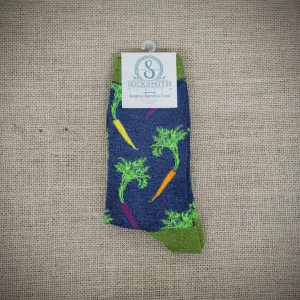 Women's Carrot Rainbow Bamboo Socks