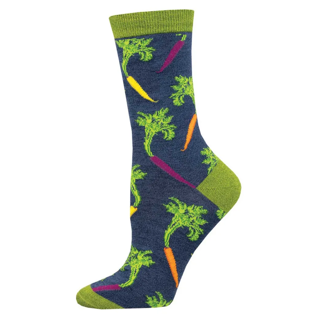 Women's Carrot Rainbow Bamboo Socks