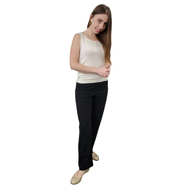 WOMEN'S CASUAL PANT BAMBOO BLACK