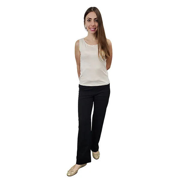 WOMEN'S CASUAL PANT BAMBOO BLACK