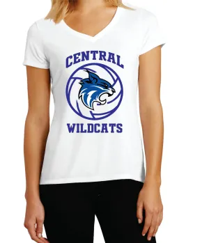 WOMEN'S CUSTOM FITTED V NECK T-SHIRT