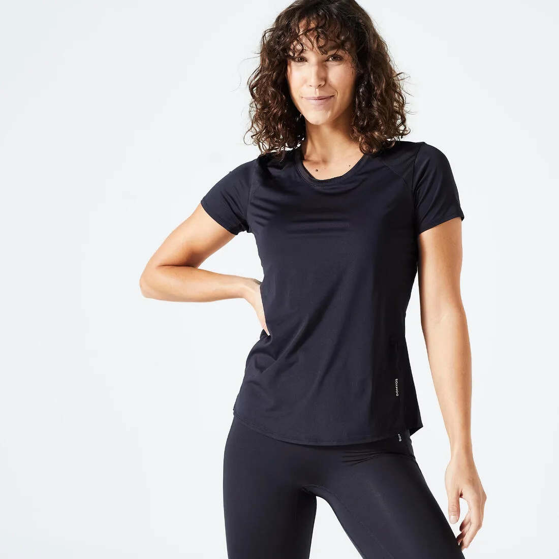 Women's Fitted Fitness Cardio T-Shirt