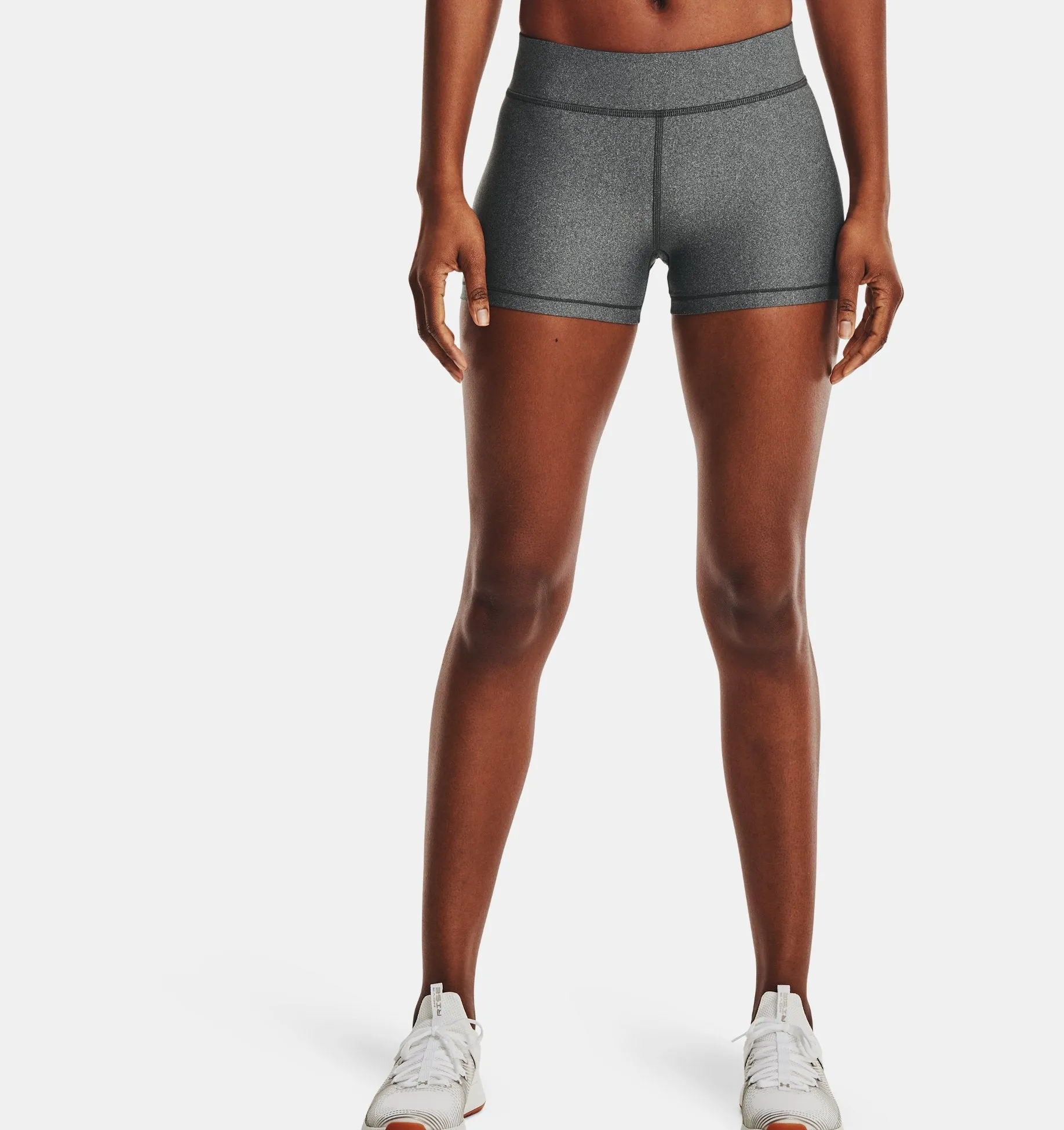 Women's Heatgear Mid-Rise Shorty Spandex Shorts