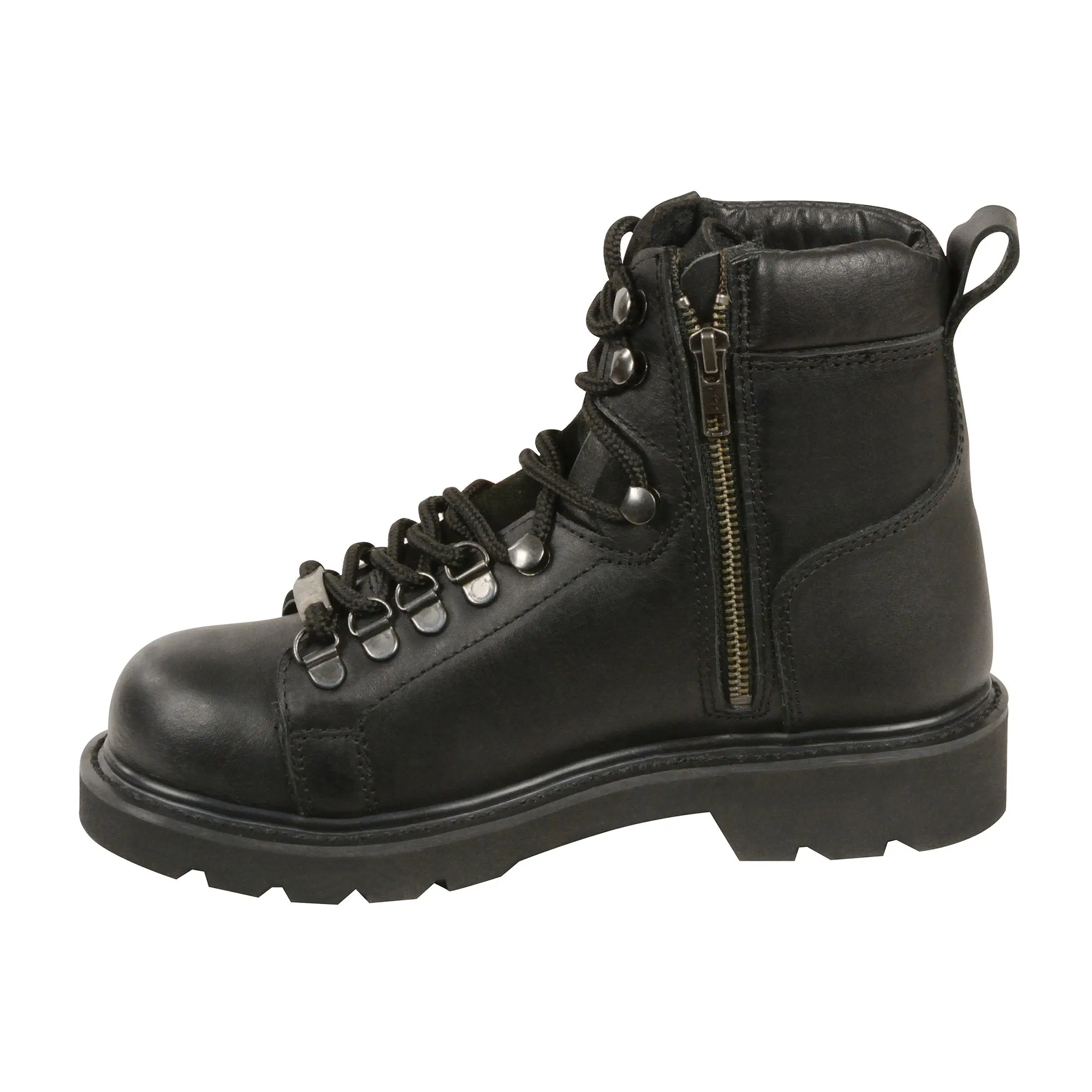 Women's Lace to Toe Boot W/Side Zipper