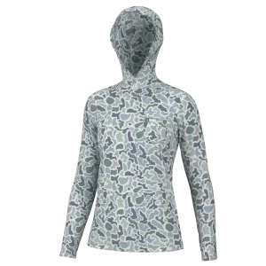 WOMEN'S LG HEATHER-BLEND HOODIE
