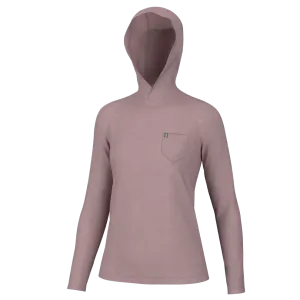 WOMEN'S LG HEATHER-BLEND HOODIE