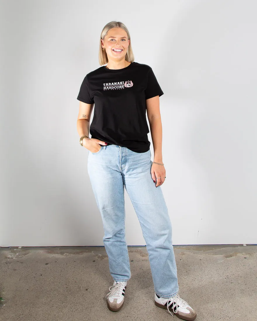 Womens Mountain To Sea T-Shirt - Black