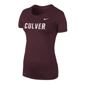 Womens Nike Legend Tee - Maroon