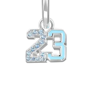 Women's Number 23 Dangly Earring