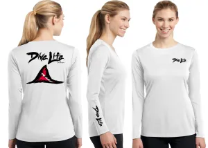 Women’s Performance Dive Life Shark Fin Long Sleeve