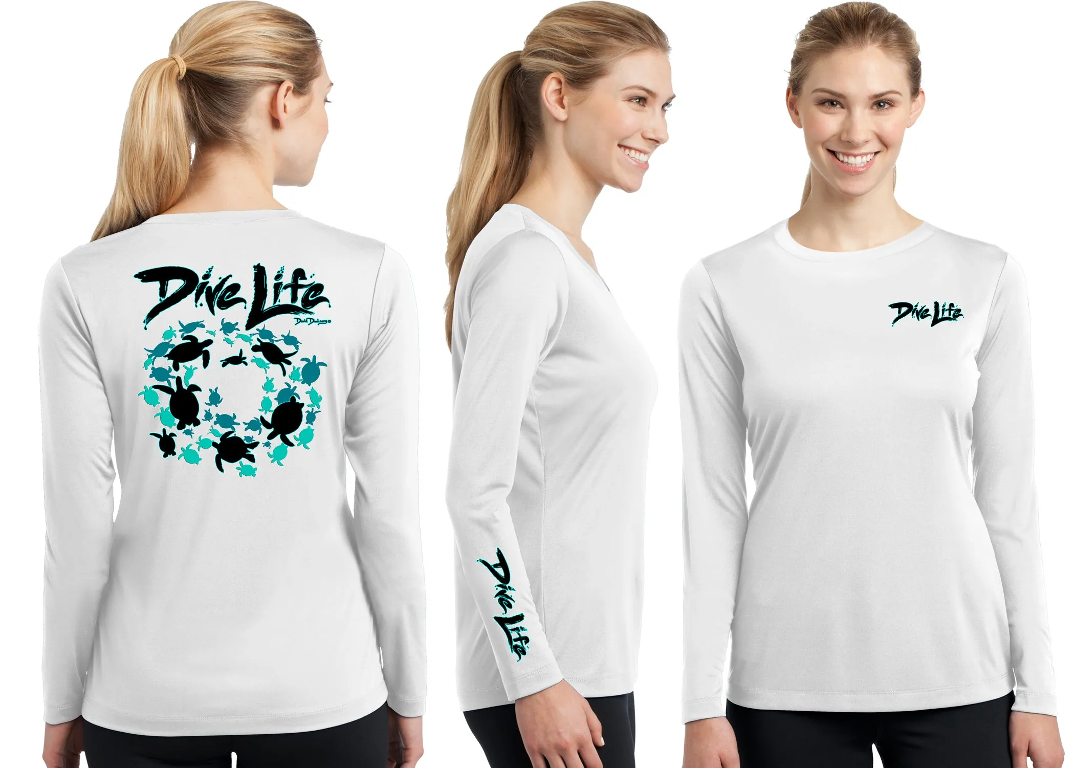 Women’s Performance Dive Life Turtles Long Sleeve