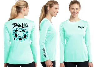 Women’s Performance Dive Life Turtles Long Sleeve