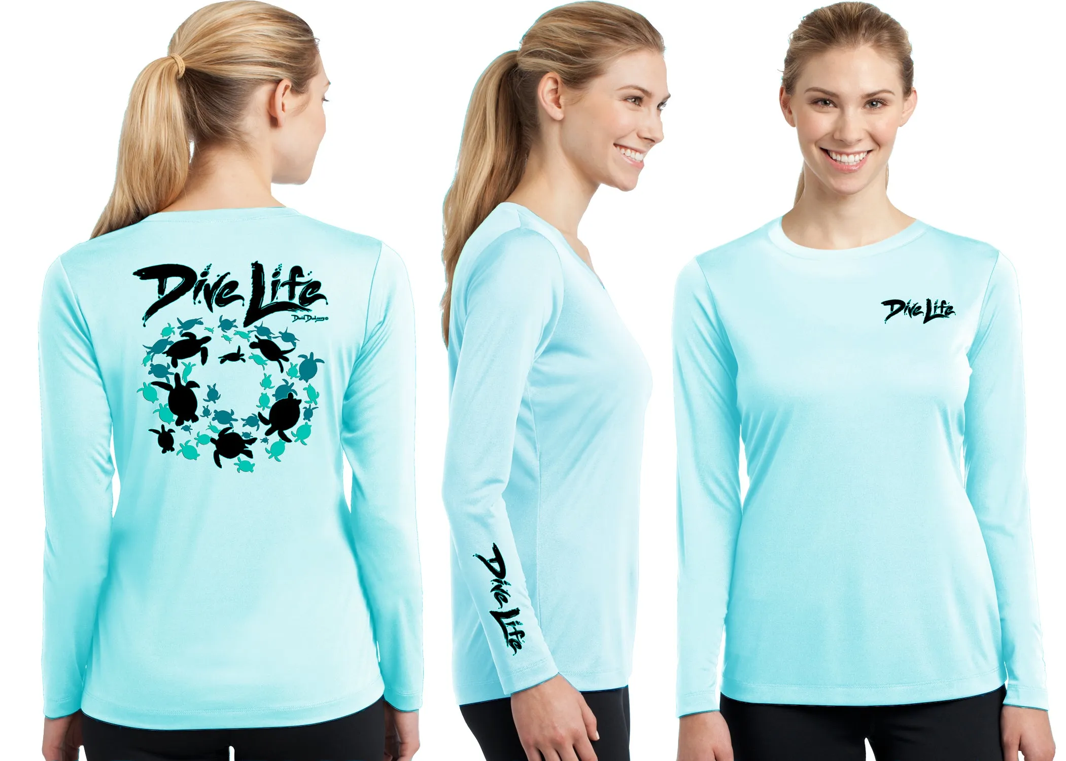 Women’s Performance Dive Life Turtles Long Sleeve