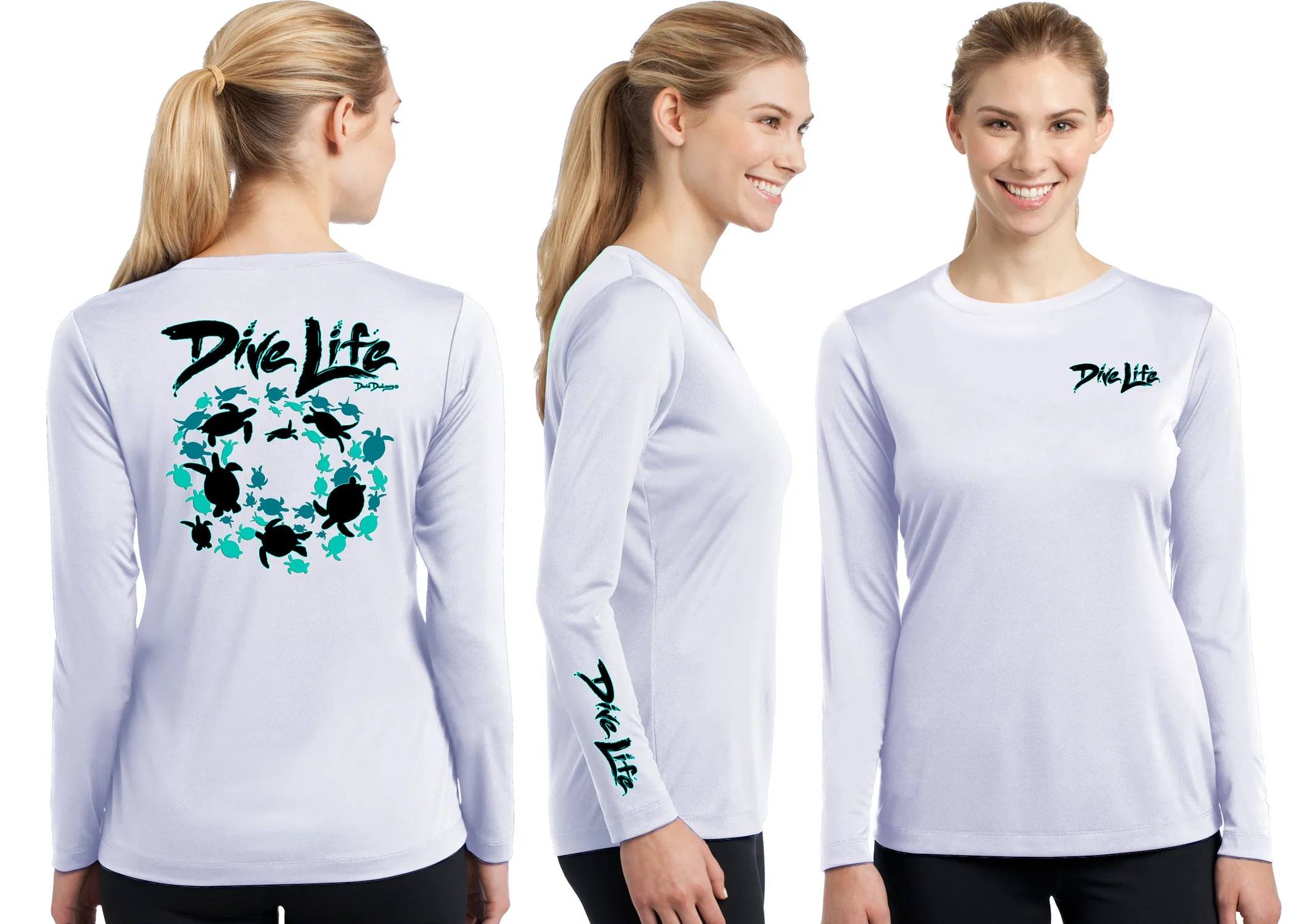 Women’s Performance Dive Life Turtles Long Sleeve