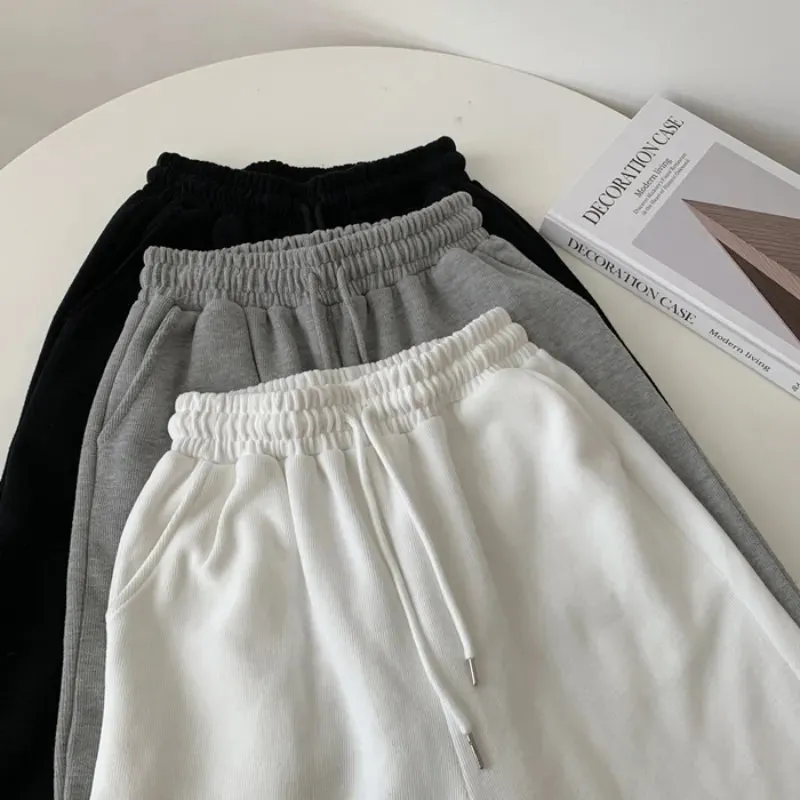 Women's Straight Wide Leg Sweatpants Casual Pants High Waist Mopping Sport Pants