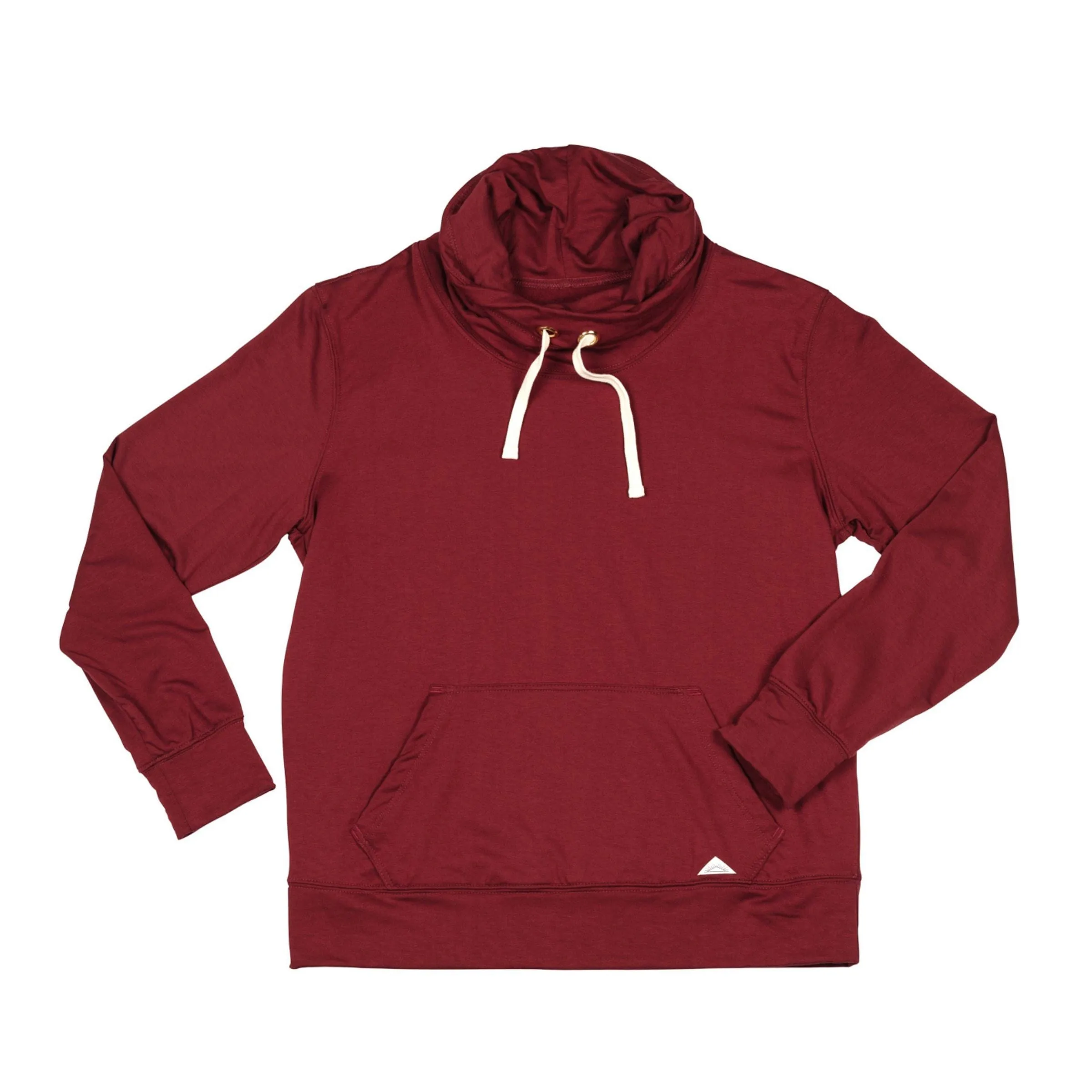 Women's Wagyu Fleece Cowl Neck - Burgundy?