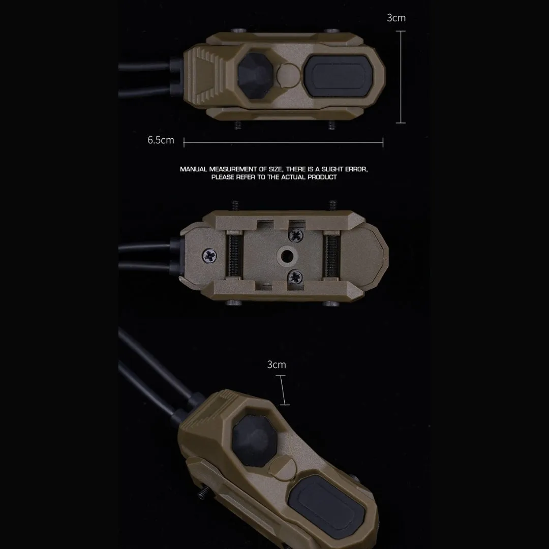 WST Dual Switch - AXON, CRANE PLUG and SF Connectors - Tan