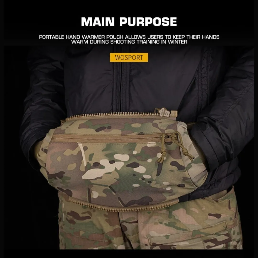 WST Multifunctional Hand Warmer with Pocket (Fanny Pack) - Ranger Green