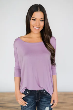 Your Everyday Casual Piko Top - Lilac