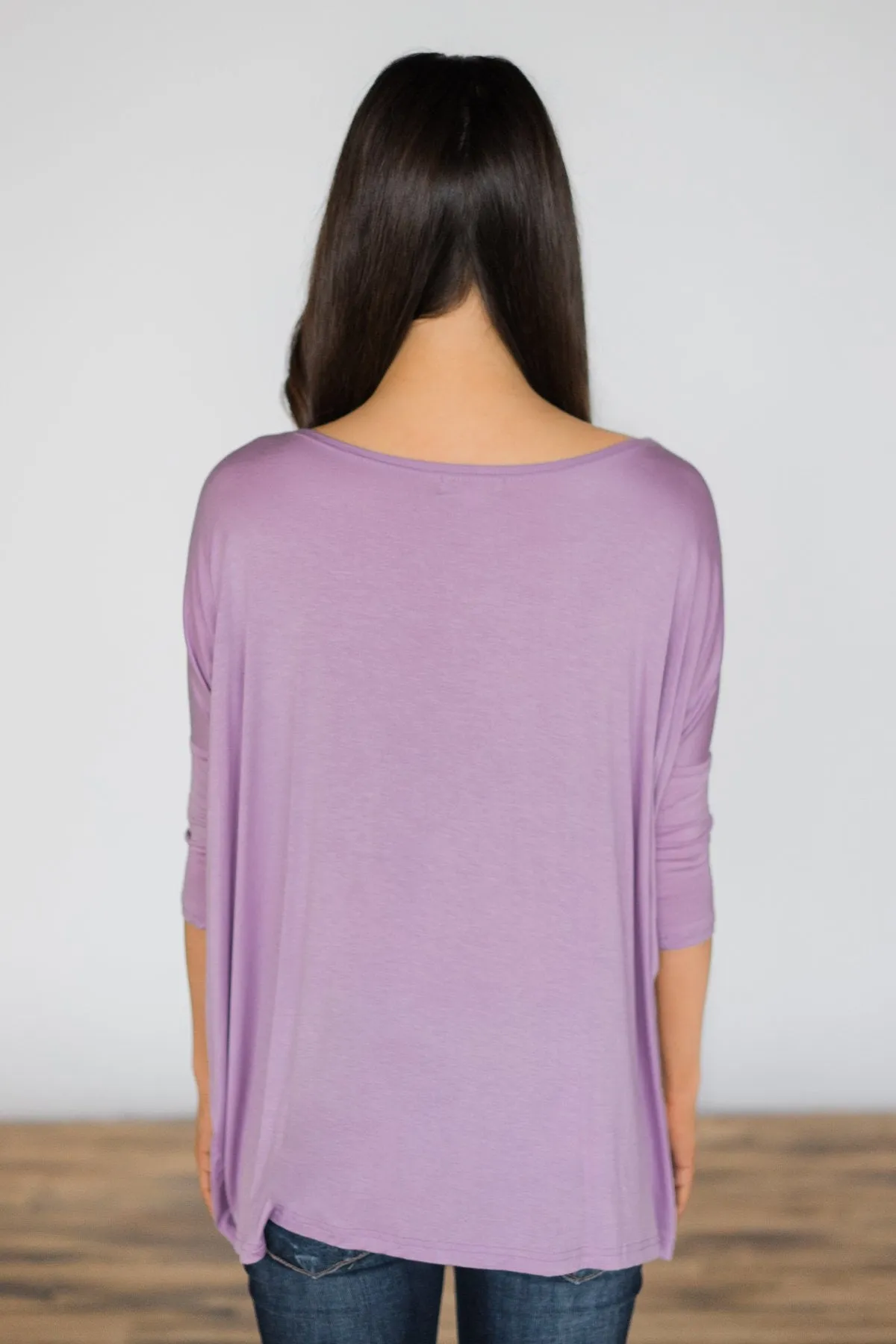Your Everyday Casual Piko Top - Lilac