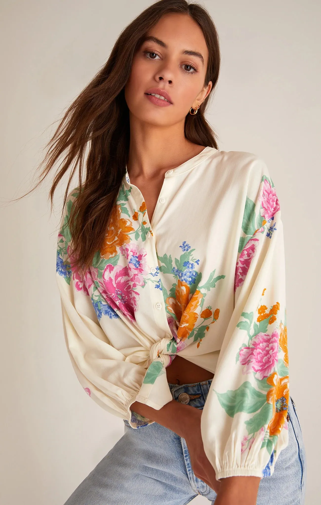 Z Supply Clarisa Floral Top