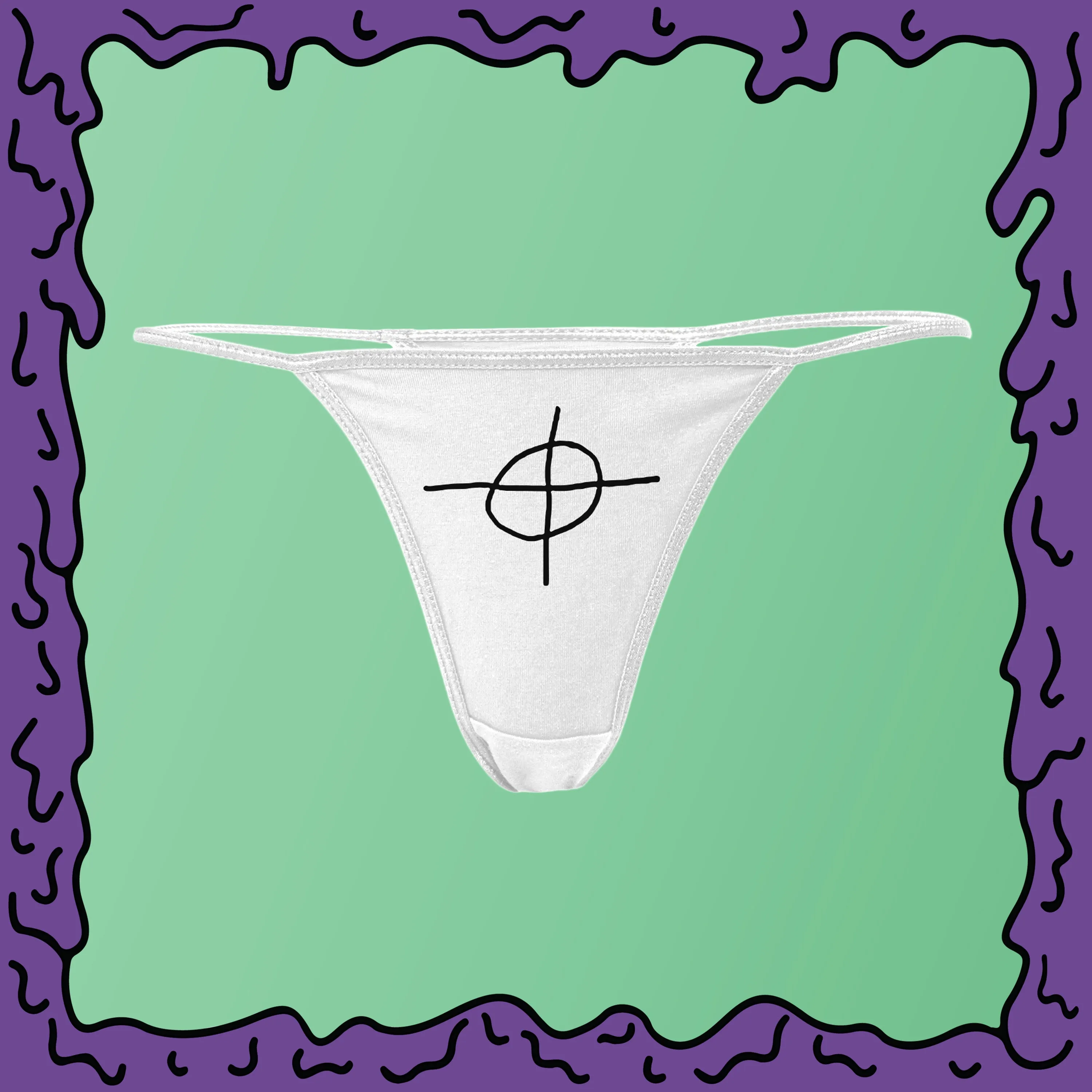 Zodiac Killer - Cross Circle - Thong - Undies