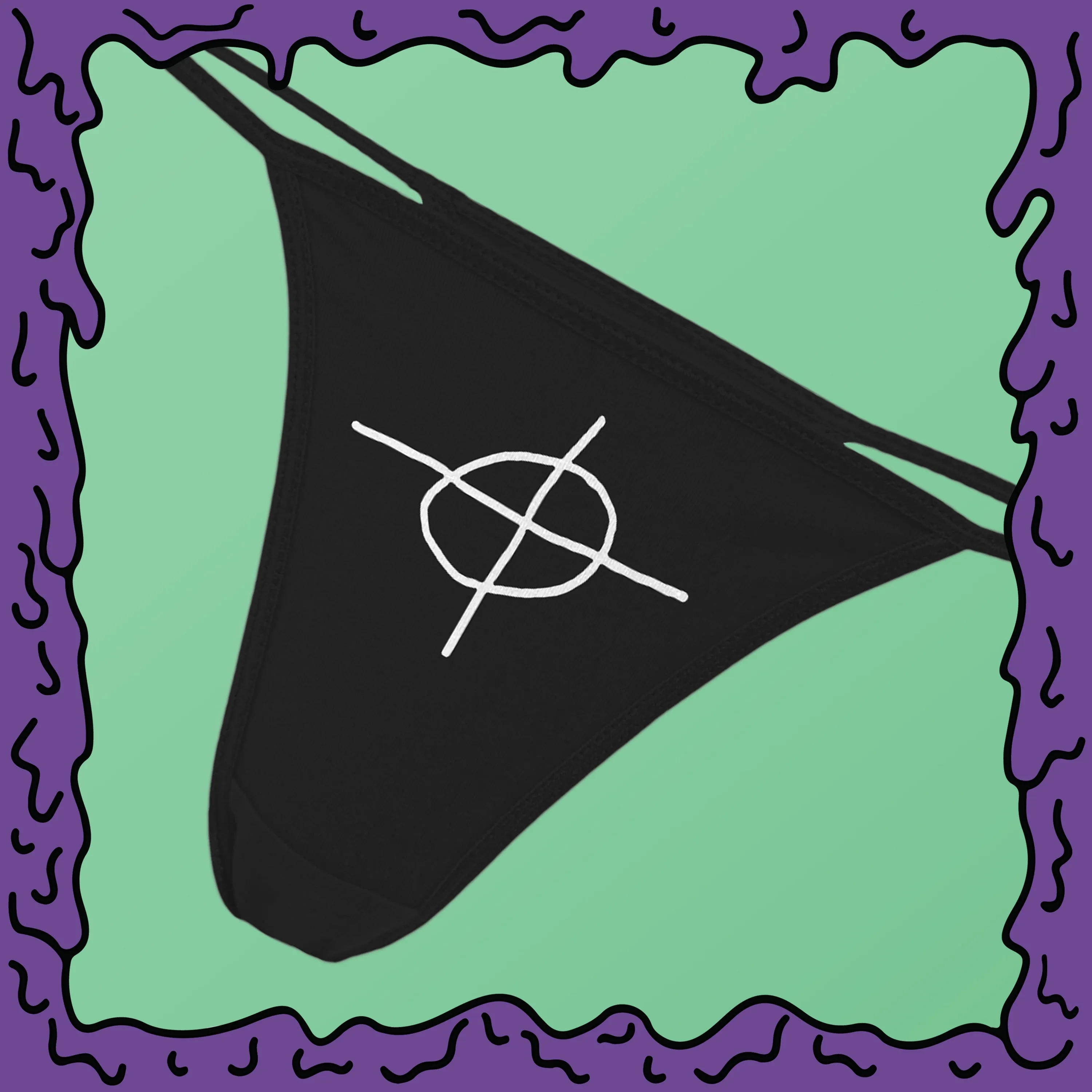 Zodiac Killer - Cross Circle - Thong - Undies